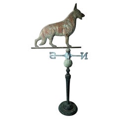 American Full Bodied German Shepherd Directional Weathervane