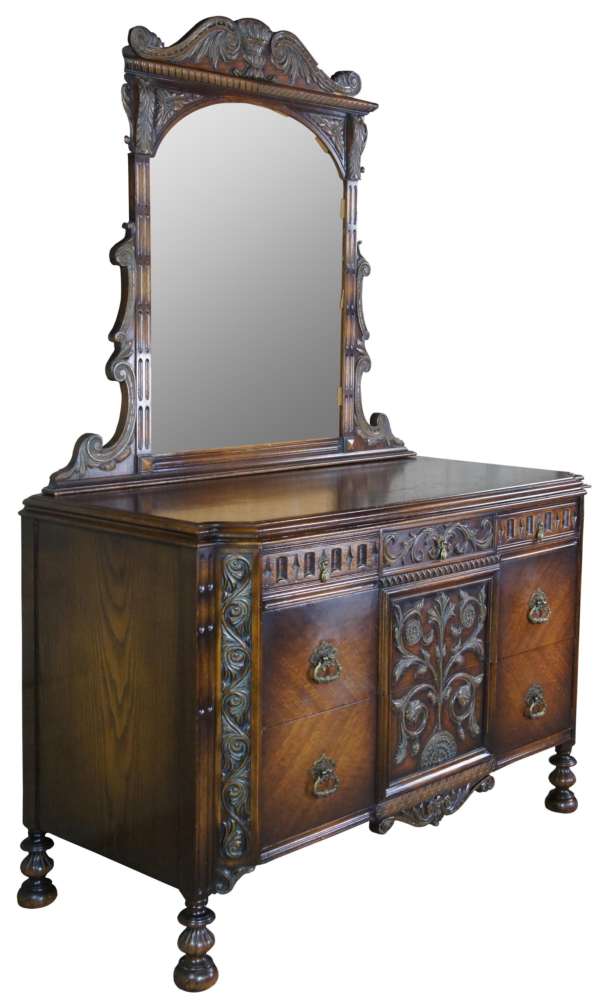 gothic dresser with mirror