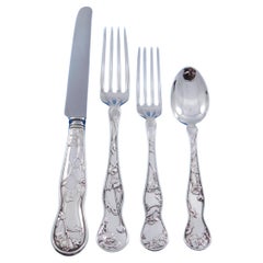 American Garden by Tiffany and Co Sterling Silver Flatware Set Service 20 pieces