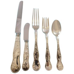 American Garden by Tiffany & Co. Sterling Silver Flatware Set Service 45 Pieces