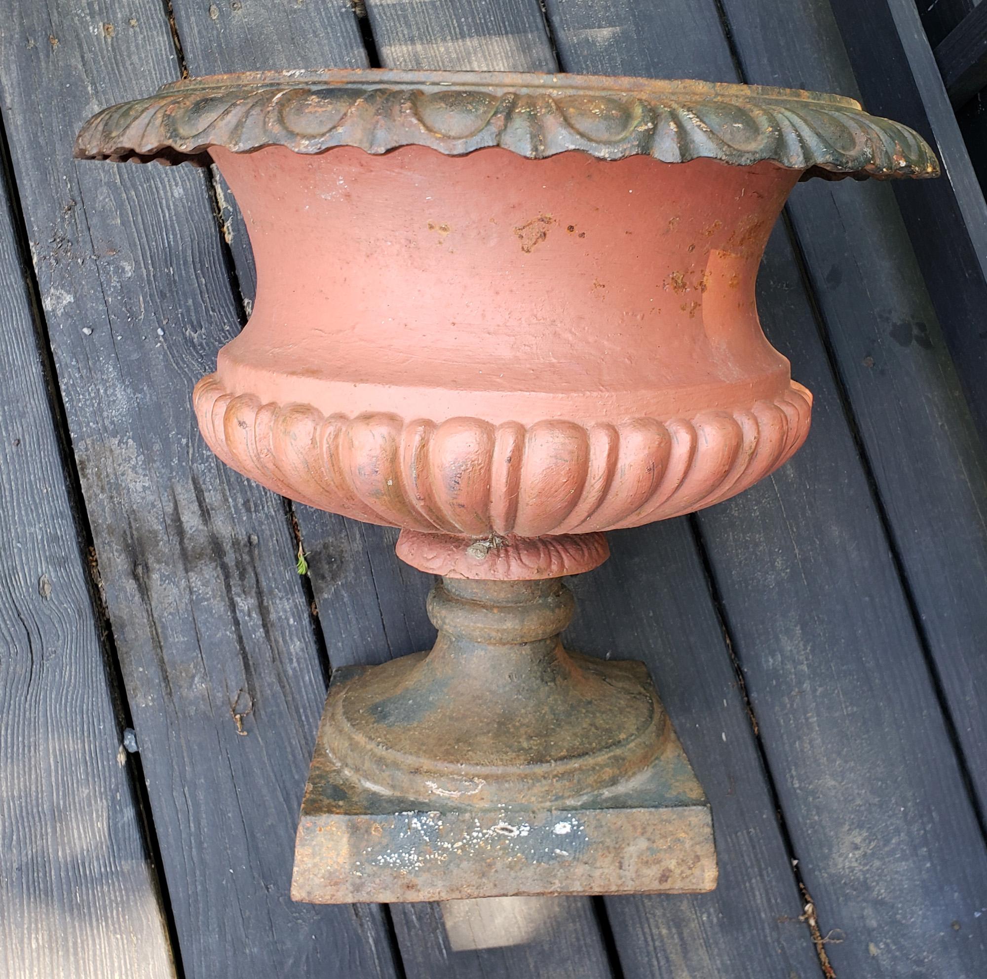Neoclassical Revival American Garden Flower or Plant Urns-Set of Four