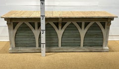 American General Store Painted Wooden Architectural Retail Counter
