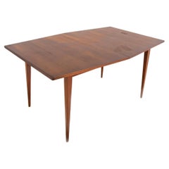 Table de salle à manger américaine géométrique en bois