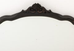 Miroir biseauté en bois ébonisé de l'époque dorée américaine