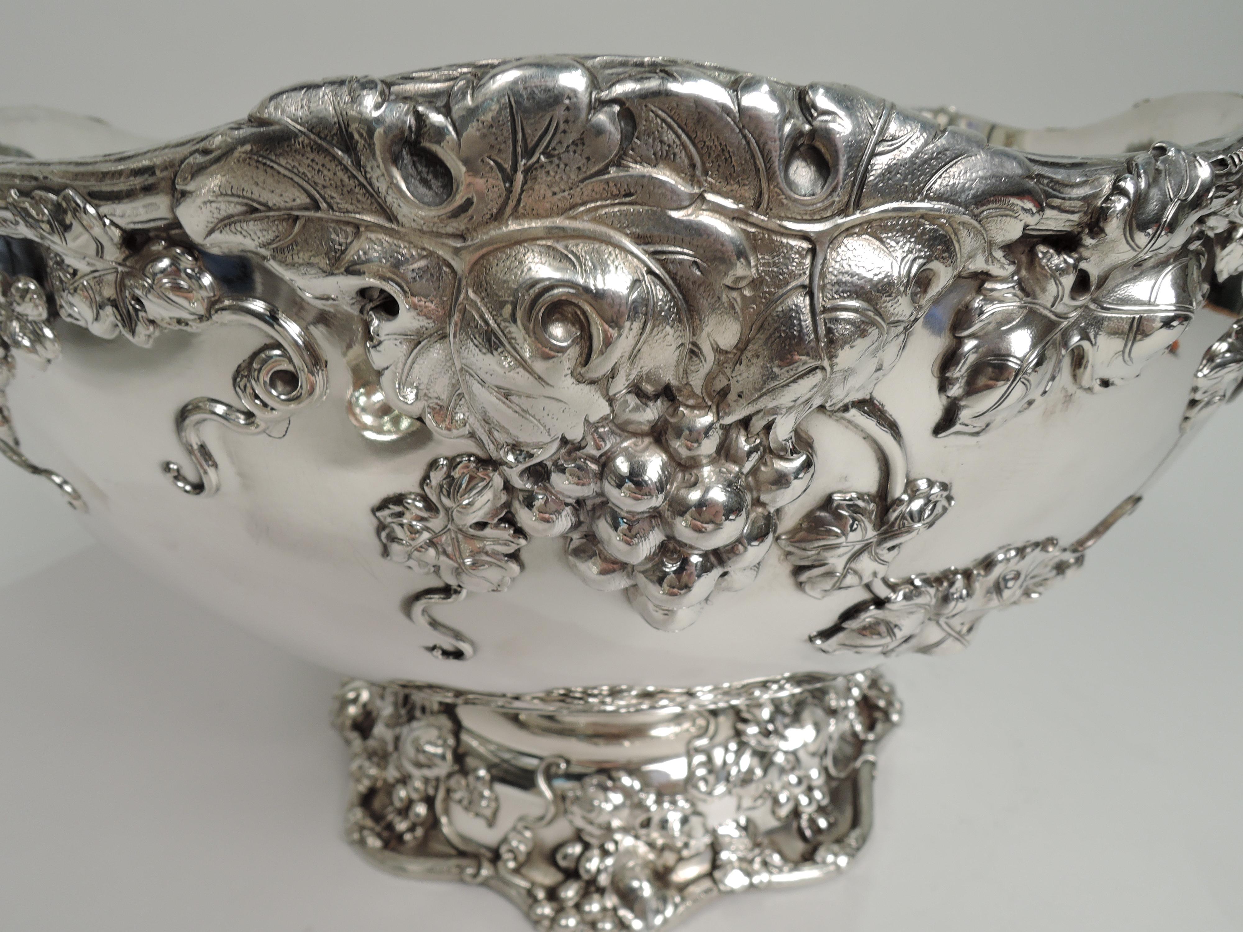 19th Century American Gilded Age Punch Bowl Centerpiece by Frank W Smith