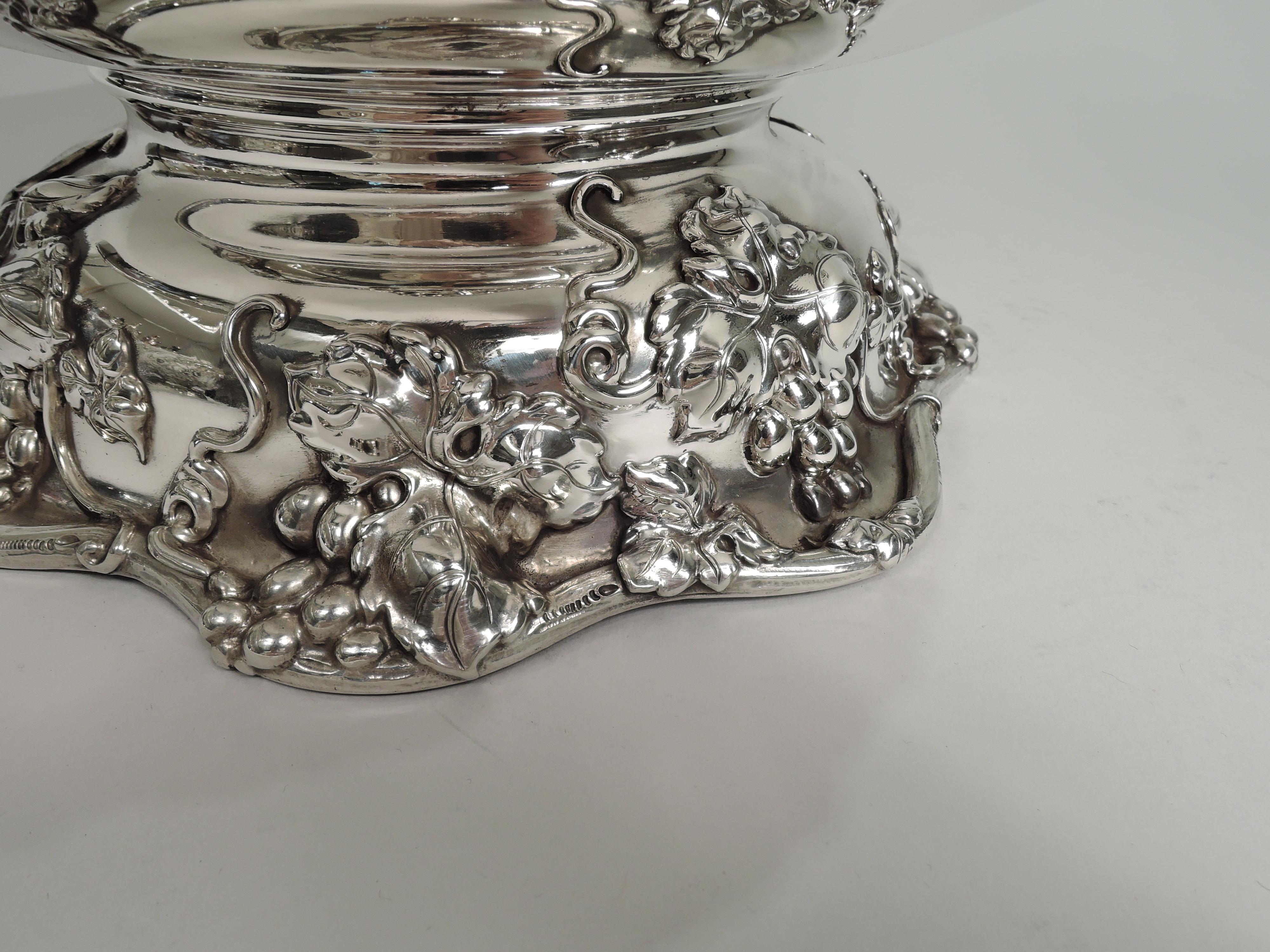 American Gilded Age Punch Bowl Centerpiece by Frank W Smith 1