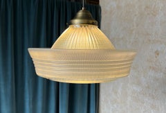 Colgante americano de cristal y latón de los años 60