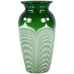 Antique American Glass Vase, Early 20th Century