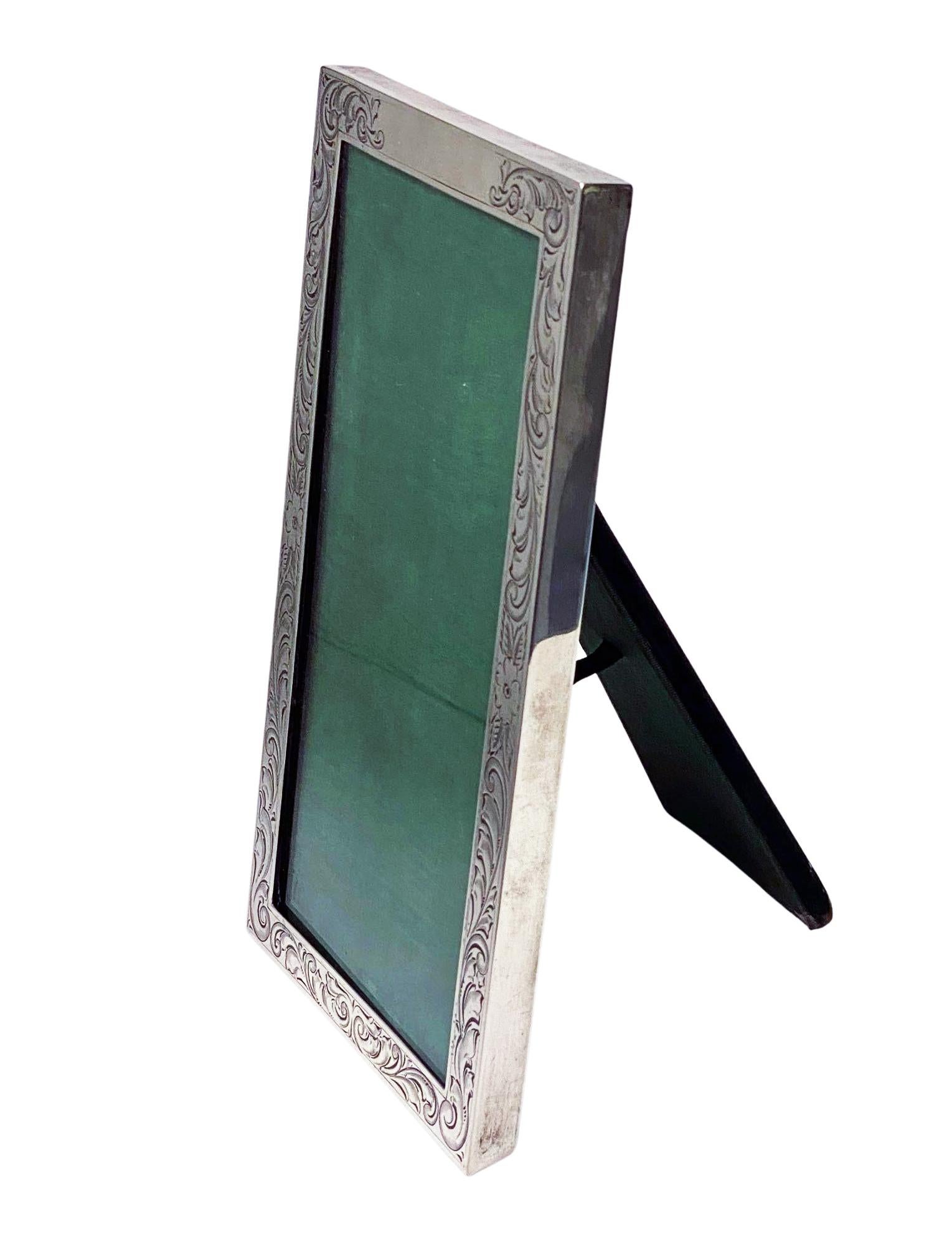 Late Victorian American Gorham Sterling Silver Photograph Frame, circa 1900