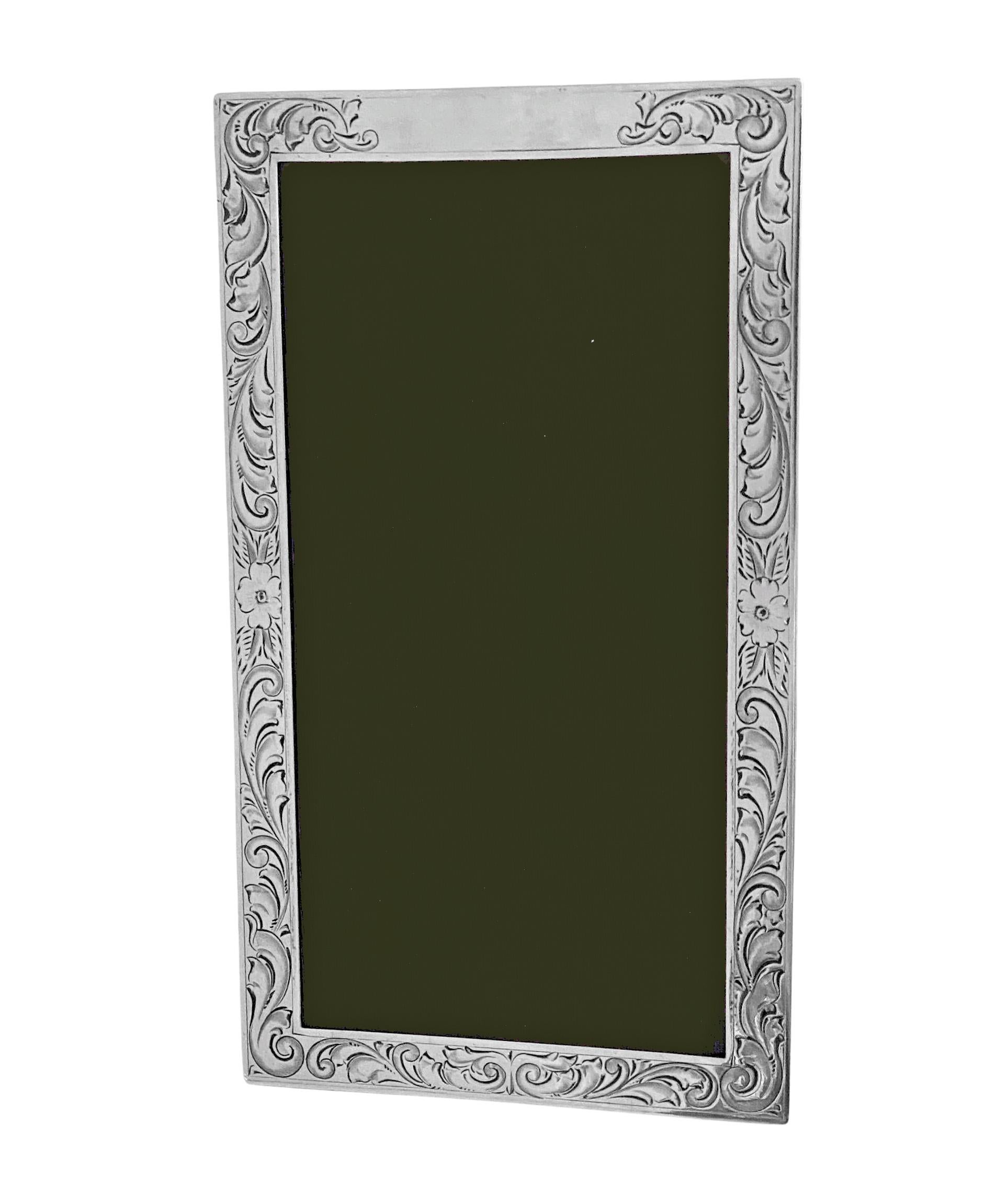 American Gorham Sterling Silver Photograph Frame, circa 1900 In Good Condition In Toronto, Ontario