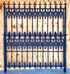 American Gothic Style Wrought Iron Queen Bed