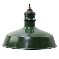 American Green Enamel Retro Industrial Pendant Light