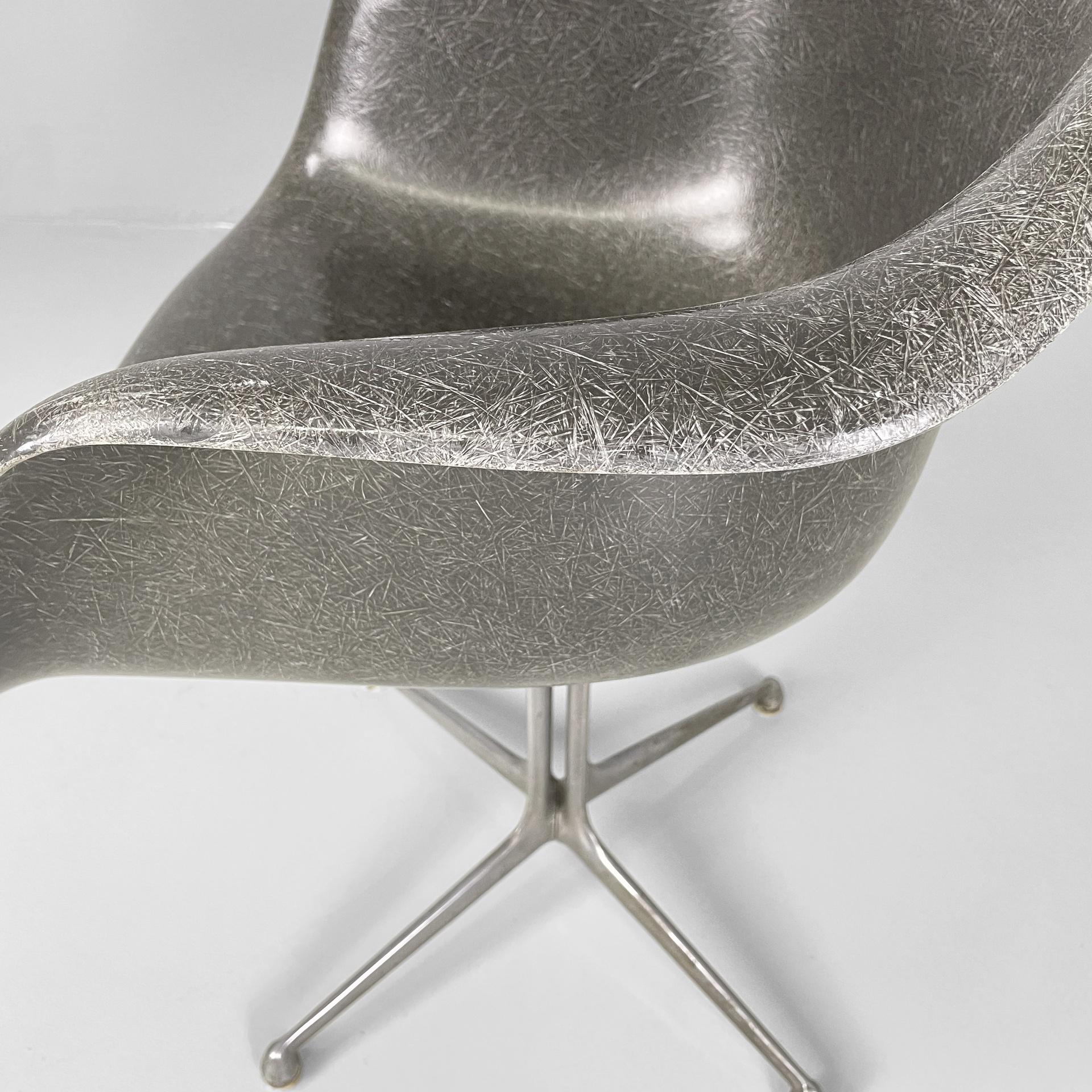 Fauteuils gris américains La Fonda par Charles Eames pour Herman Miller, années 1960 en vente 6