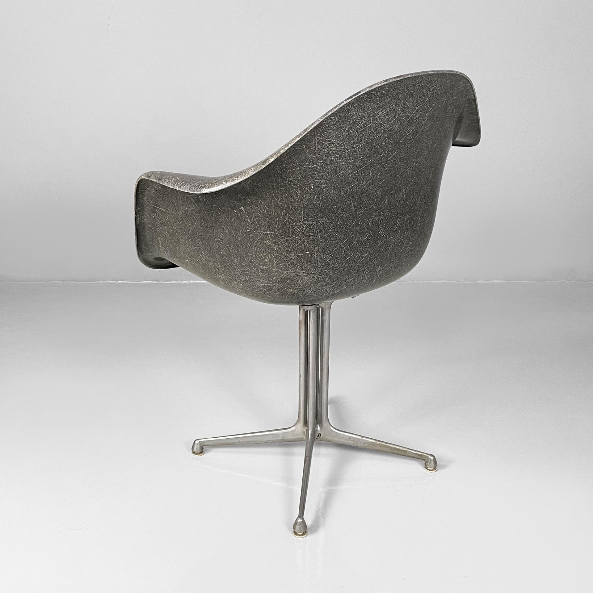 Fauteuils gris américains La Fonda par Charles Eames pour Herman Miller, années 1960 Bon état - En vente à MIlano, IT