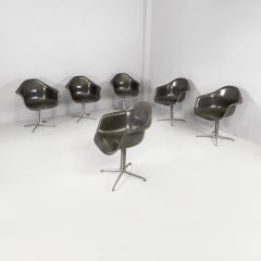 Amerikanische graue Sessel La Fonda von Charles Eames für Herman Miller, 1960er Jahre