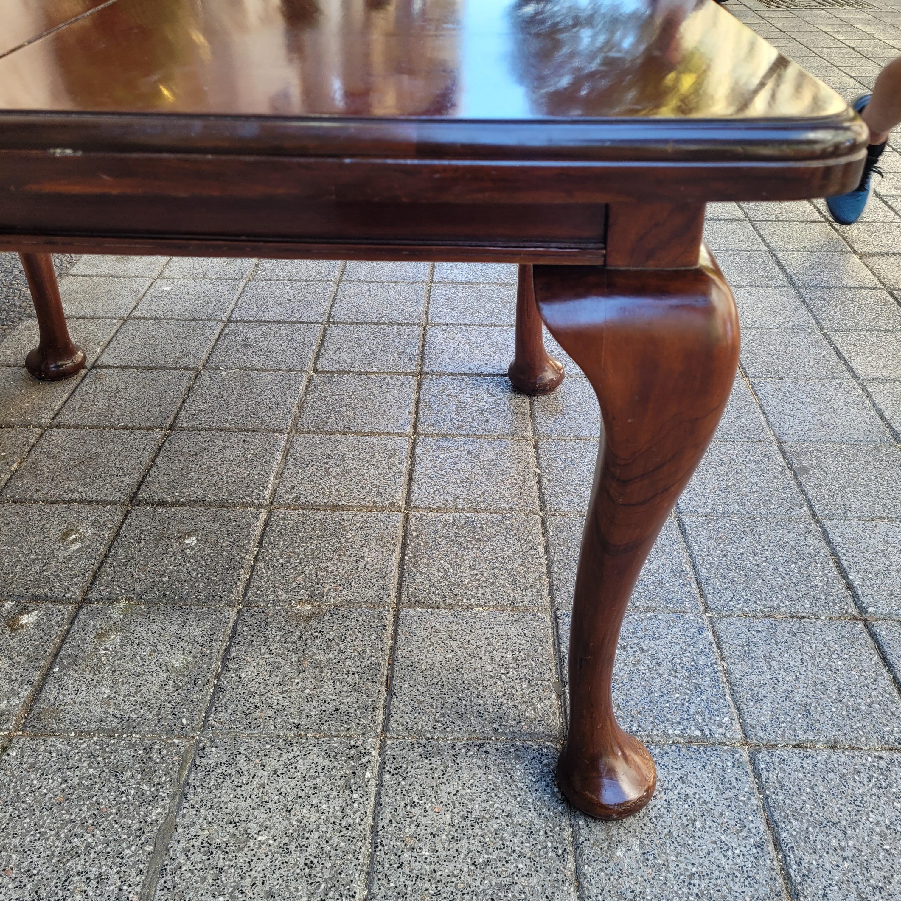 American Hand-Cranked Dining Table by J & JW Meeks, New York For Sale 4
