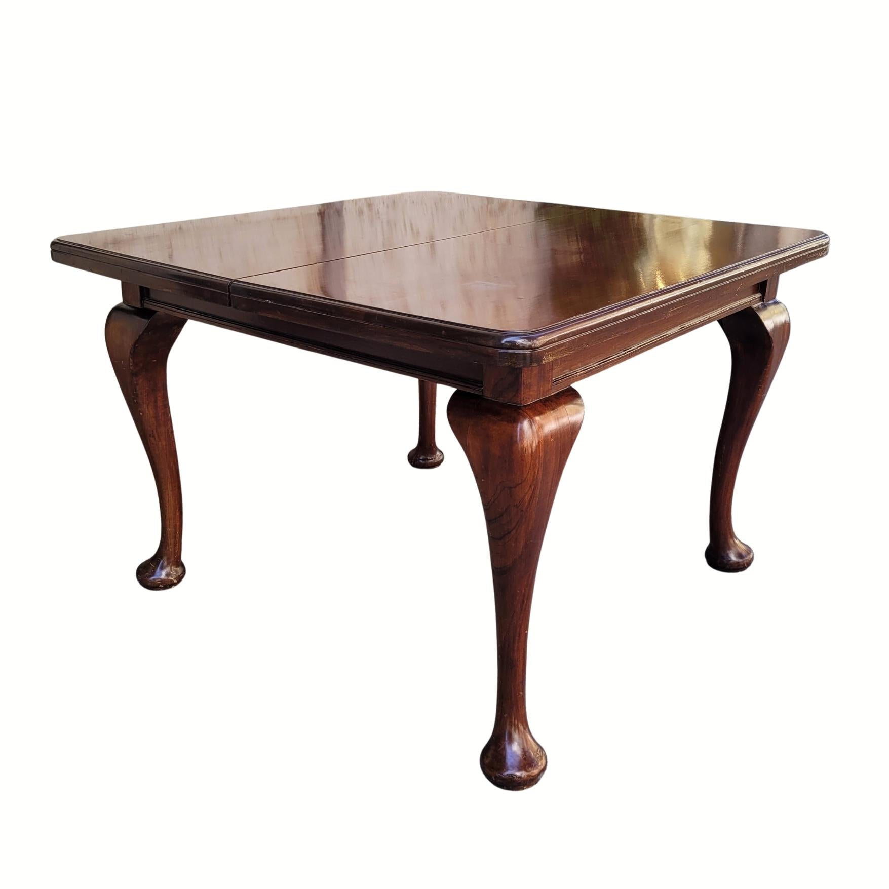 George II American Hand-Cranked Dining Table by J & JW Meeks, New York For Sale
