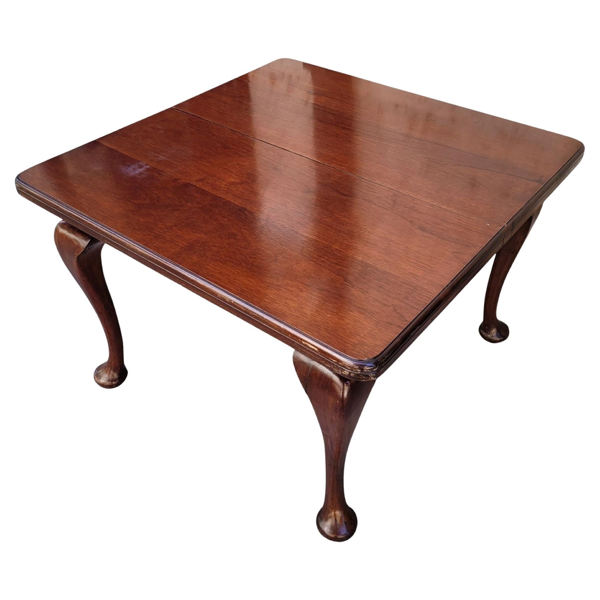 American Hand-Cranked Dining Table by J & JW Meeks, New York For Sale