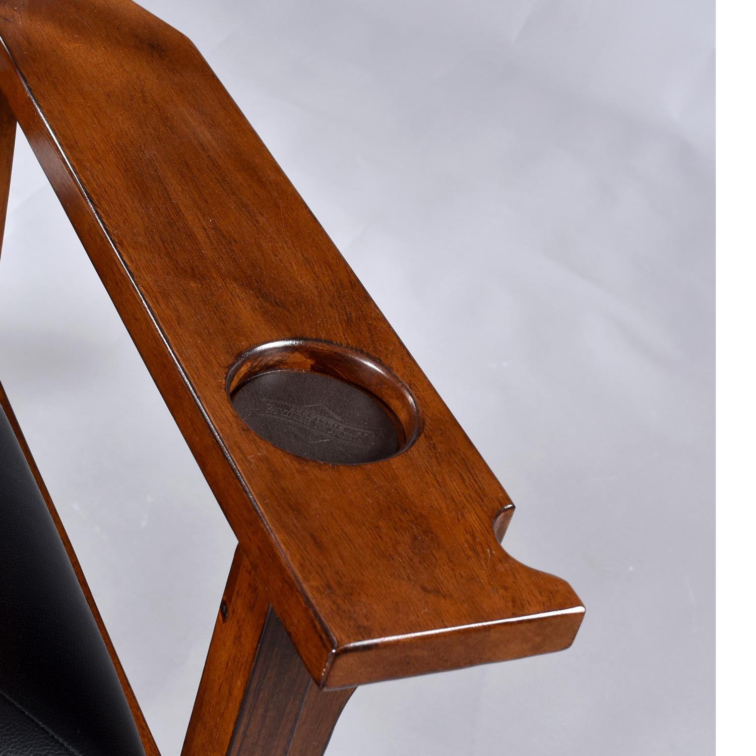 Faux Leather American Heritage Billiard Pub Height Table Set with King View Chairs and Stools