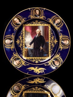 American Historical Presidential Presentation Plate/Charger  George Washington