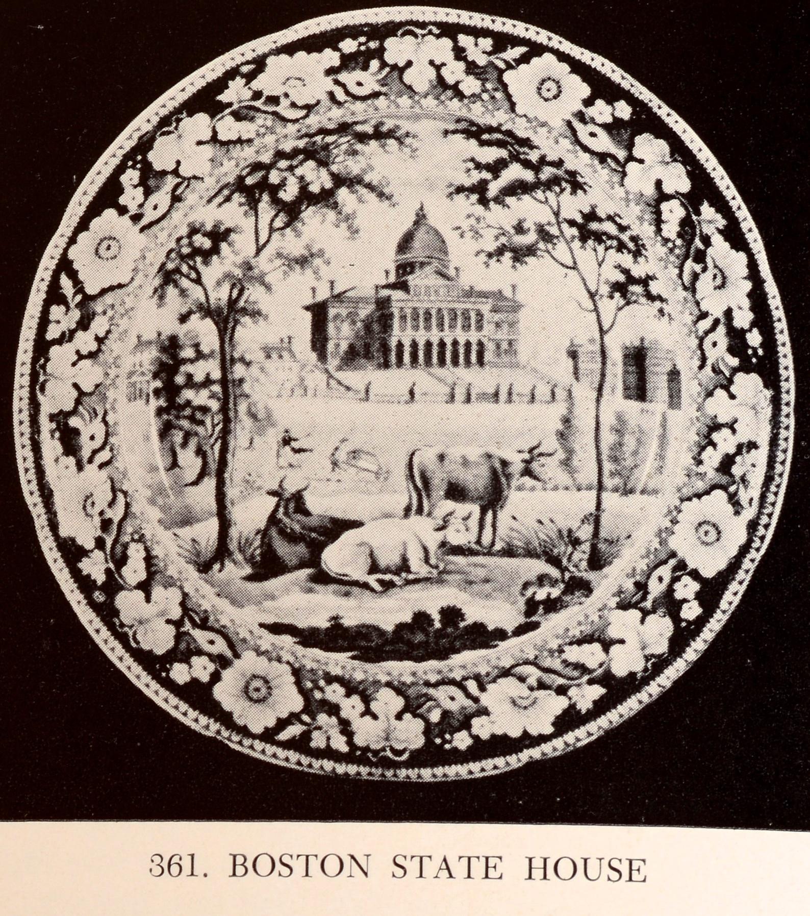 American Historical Views on Staffordshire China by Ellouise Baker Larsen 1st Ed For Sale 5