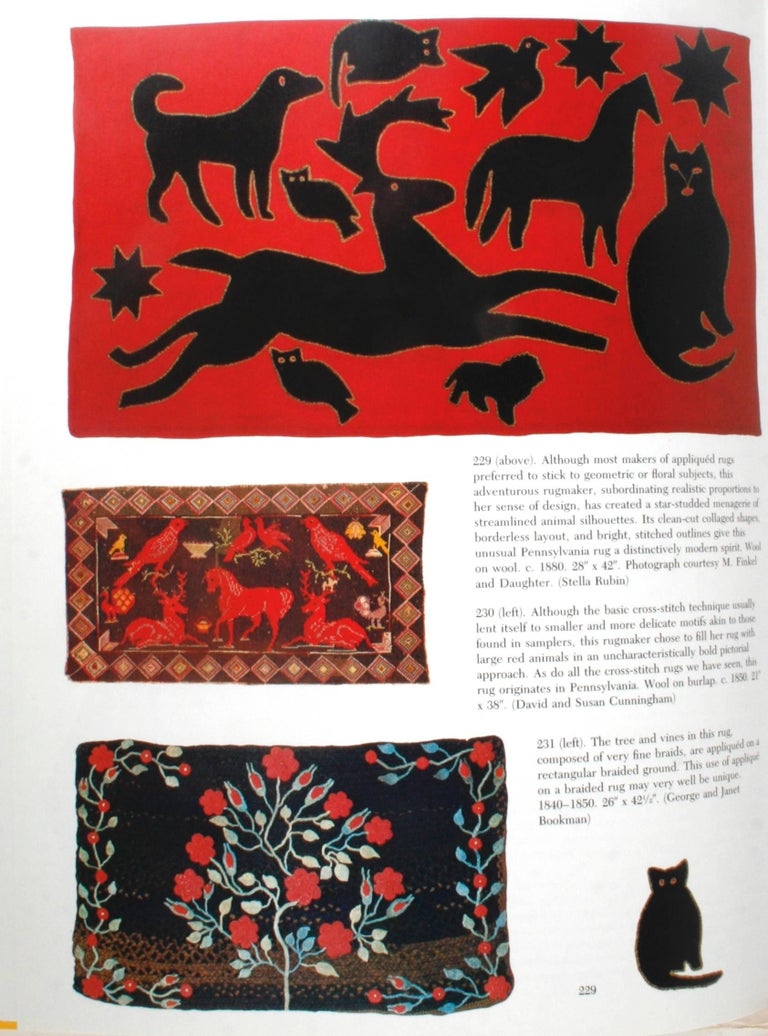 American Hooked and Sewn Rugs, Folk Art Underfoot by Joel and Kate Kopp ...