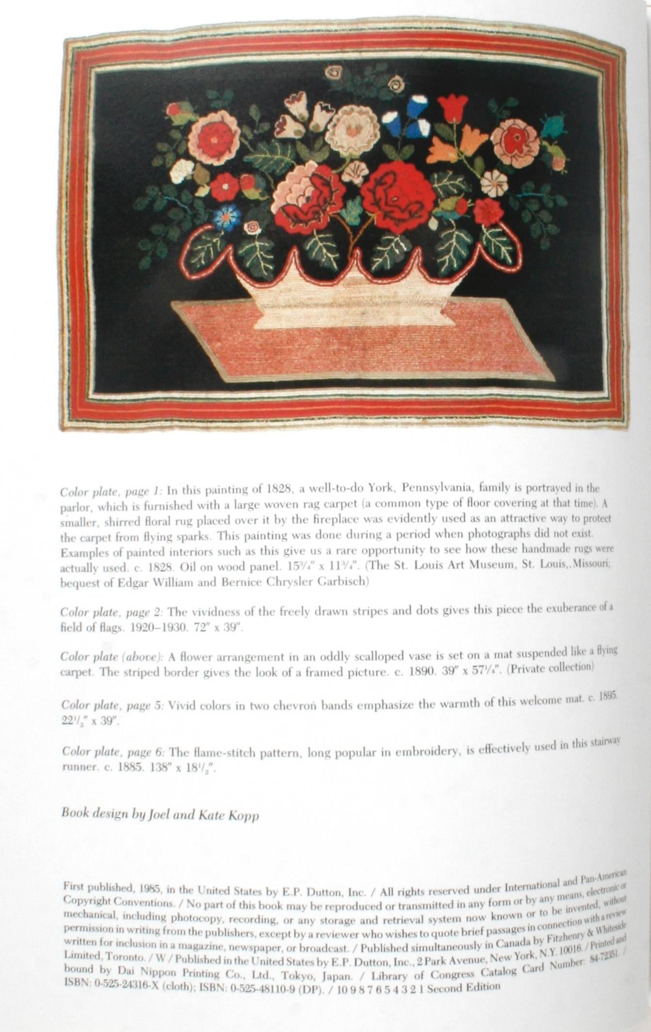 American Hooked and Sewn Rugs, Folk Art Underfoot by Joel and Kate Kopp 12