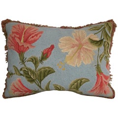 American Hooked Pillow, circa 1920 1509p