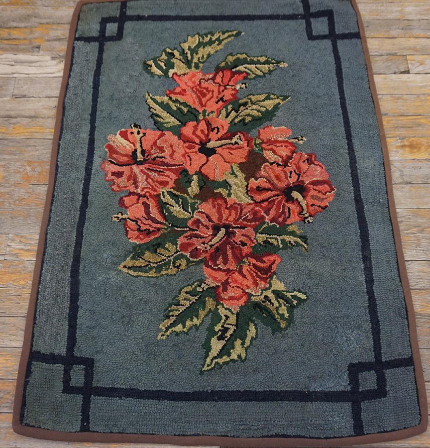 American Hooked Rug, Größe: 2' 5 