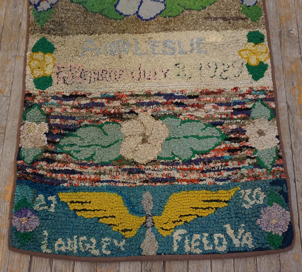 Tapis américain à capuche 2' 6''x12' 2'' en vente 2