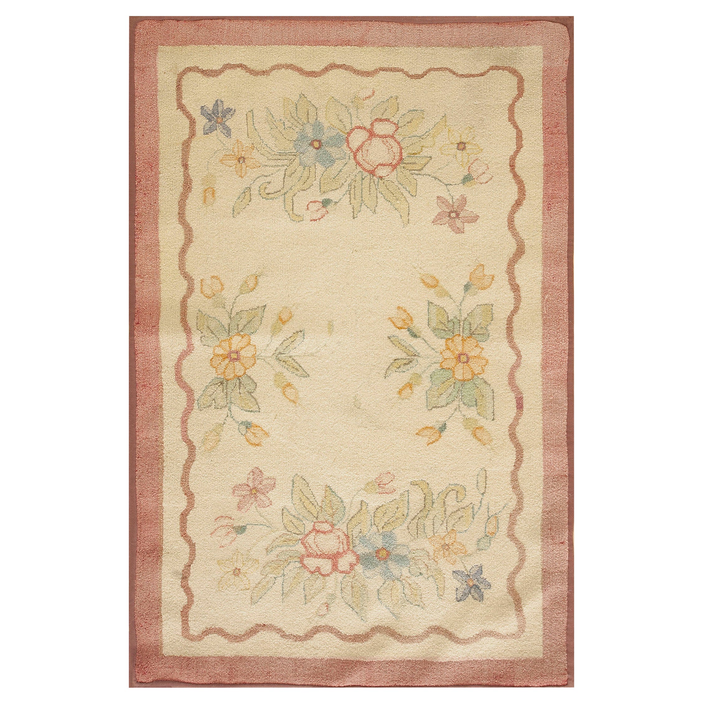 Tappeto con ganci americani 2' 7'' x4' 0''