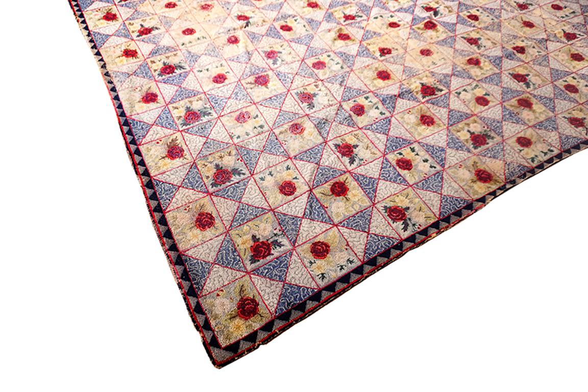 Alfombra Enganchada Americana, Tamaño: 9' x 12' 11