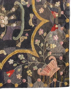American Hooked Rug, c. 1900