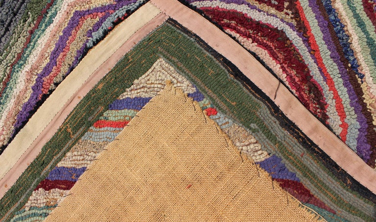 American Hooked Rug For Sale at 1stdibs