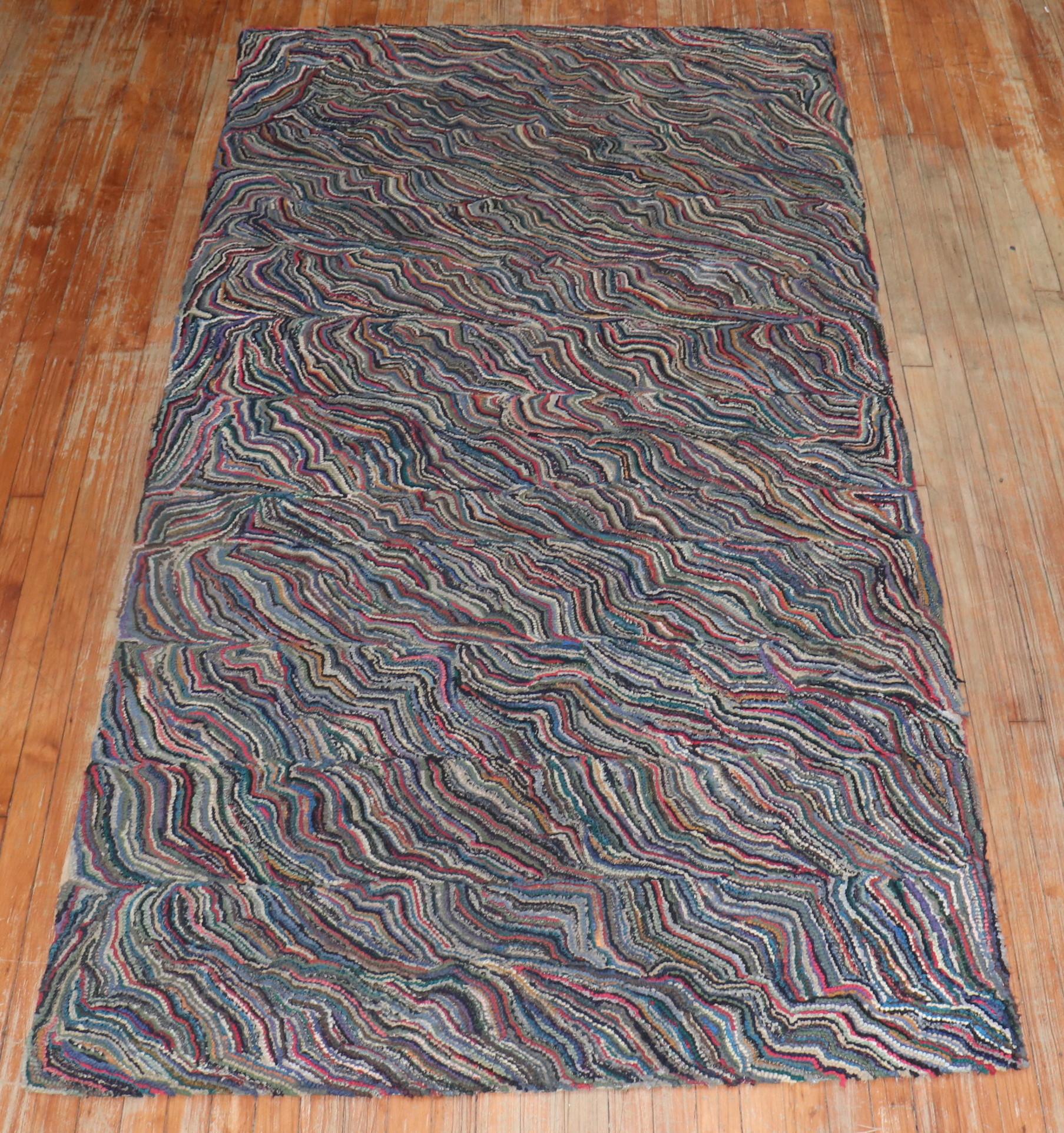 American Hooked Rug For Sale 2