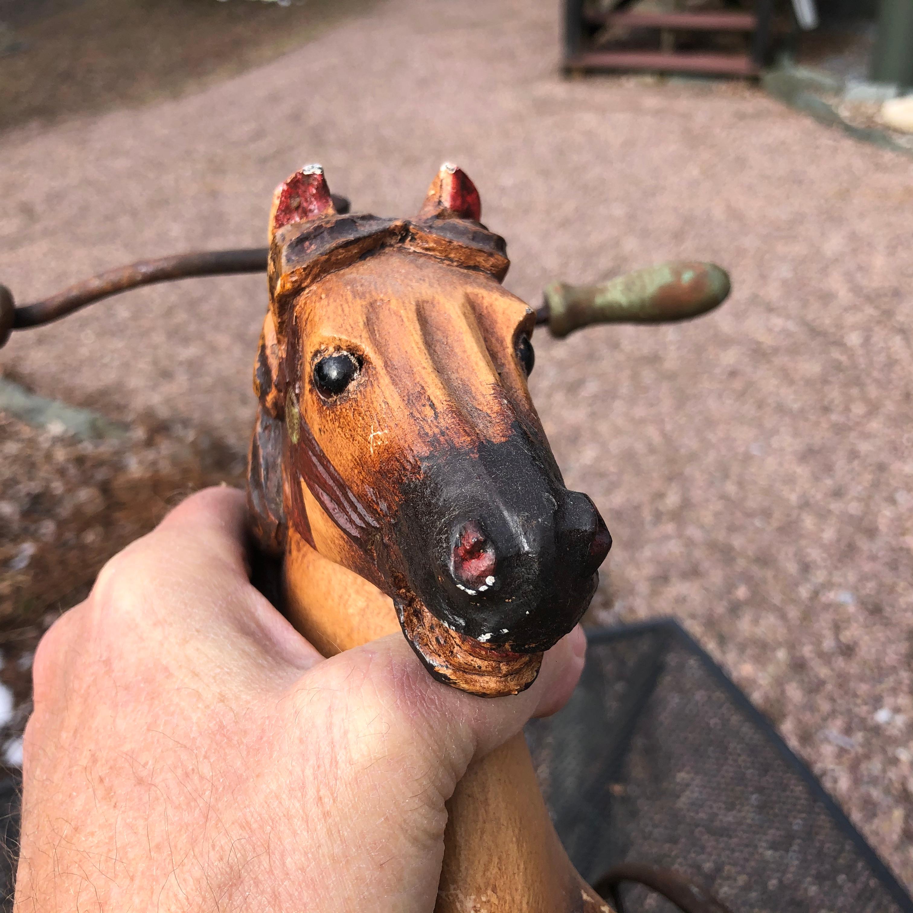 vintage horse tricycle
