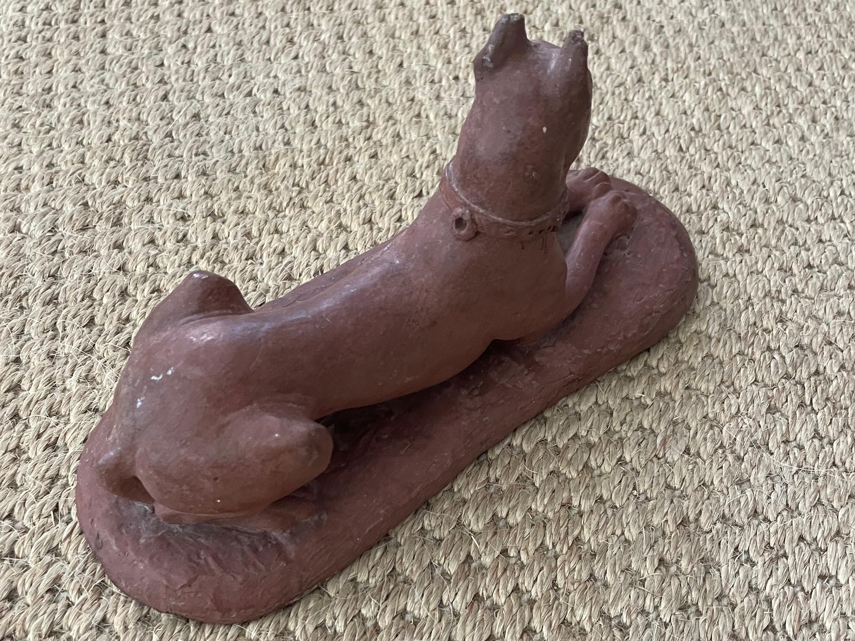 20th Century American Hound Sculpture For Sale