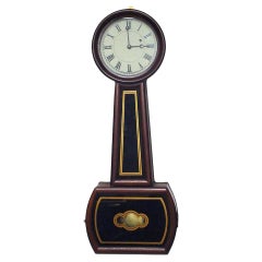 American Howard Style No. 5 Single Weight Driven 8 Day Movement Banjo Wall Clock