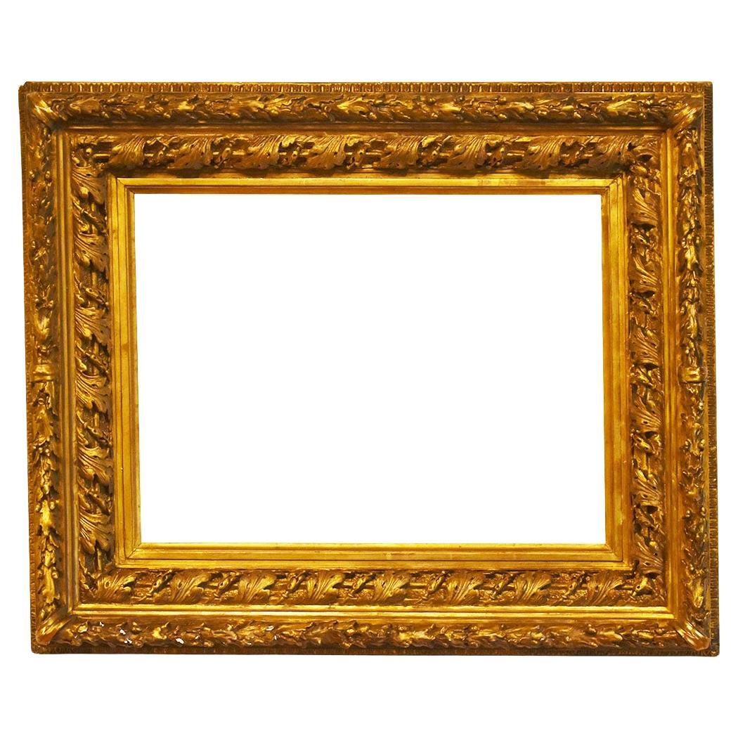 American 17x22 inch Hudson River Gilded Picture Frame circa 1875 For Sale