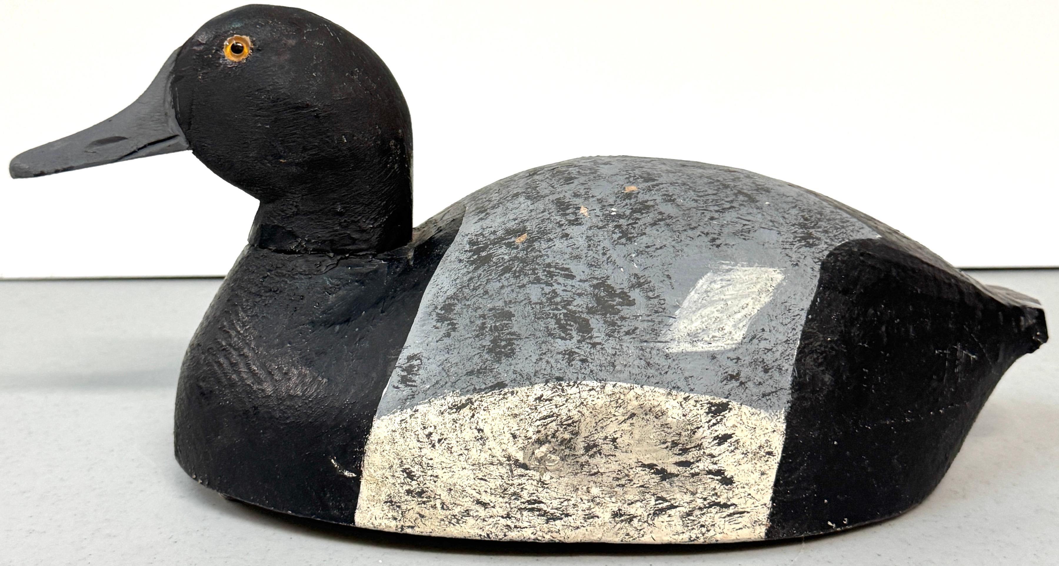 American Hunting Decoy 'Patches' with Glass Eyes and Metal Link Latch For Sale 2