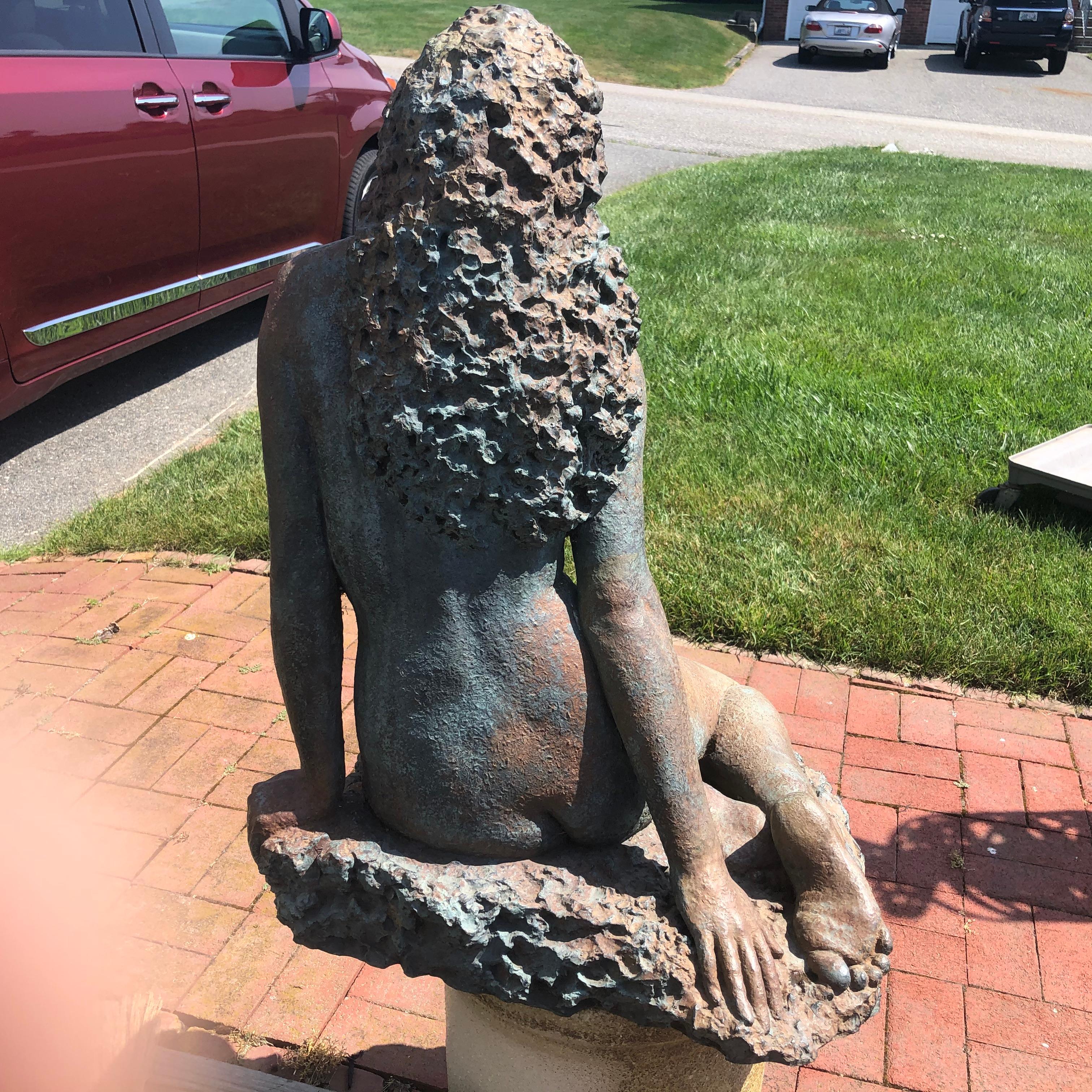Grand bronze américain Sensual  Beauté par un important sculpteur du milieu du siècle en vente 4
