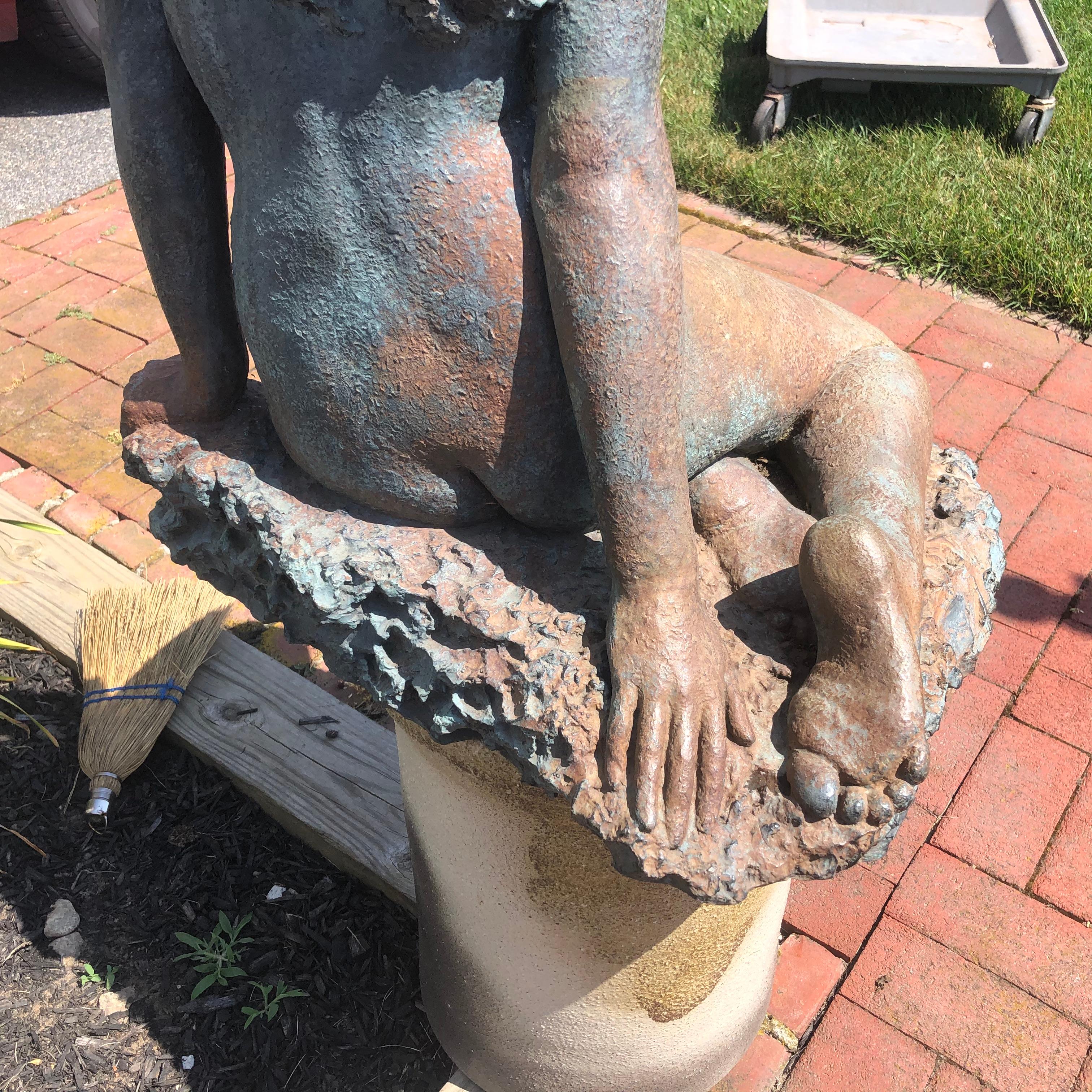 Grand bronze américain Sensual  Beauté par un important sculpteur du milieu du siècle en vente 5