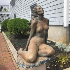 Important bronze américain "Beauté sensuelle" Sculpteur du milieu du siècle Stuart Benson