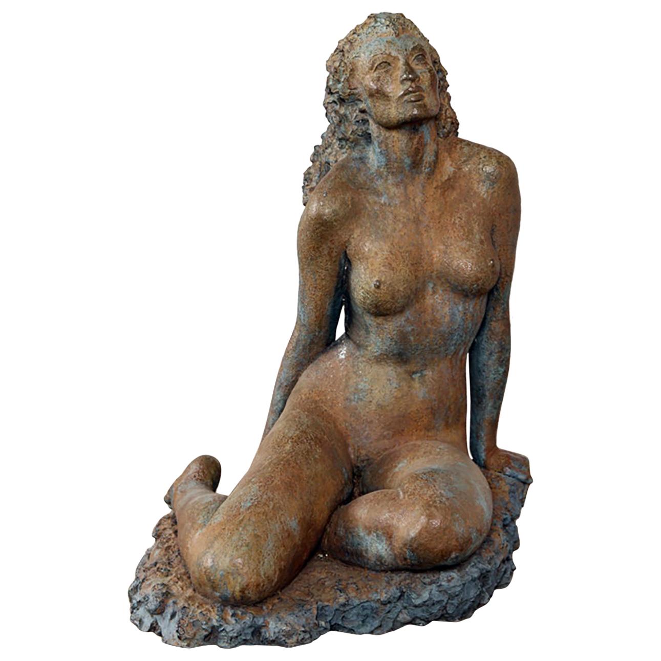 American Important Bronze "Sensual Beauty” Midcentury Sculptor Stuart Benson