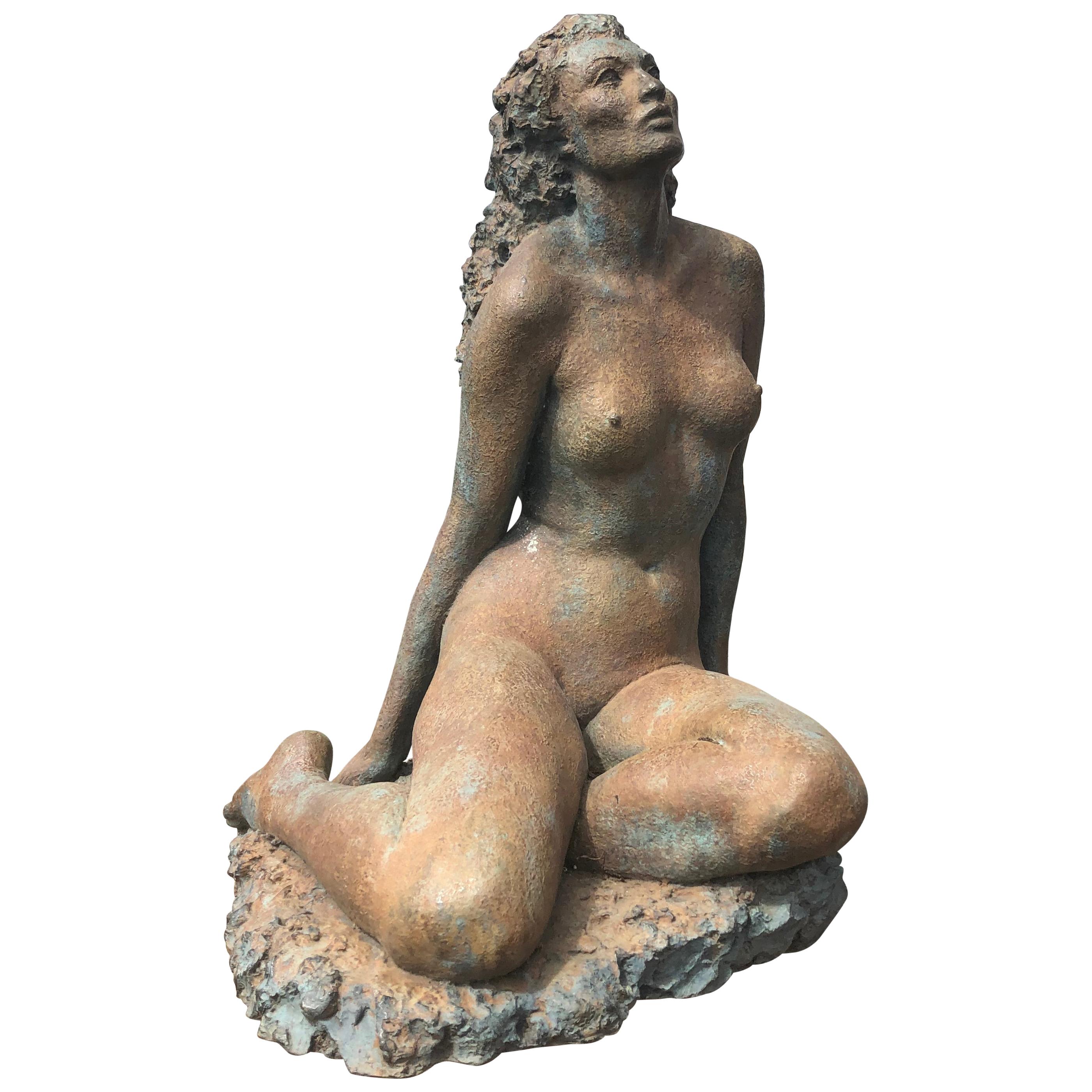 American Important Bronze "Beauty” Midcentury Sculptor Stuart Benson