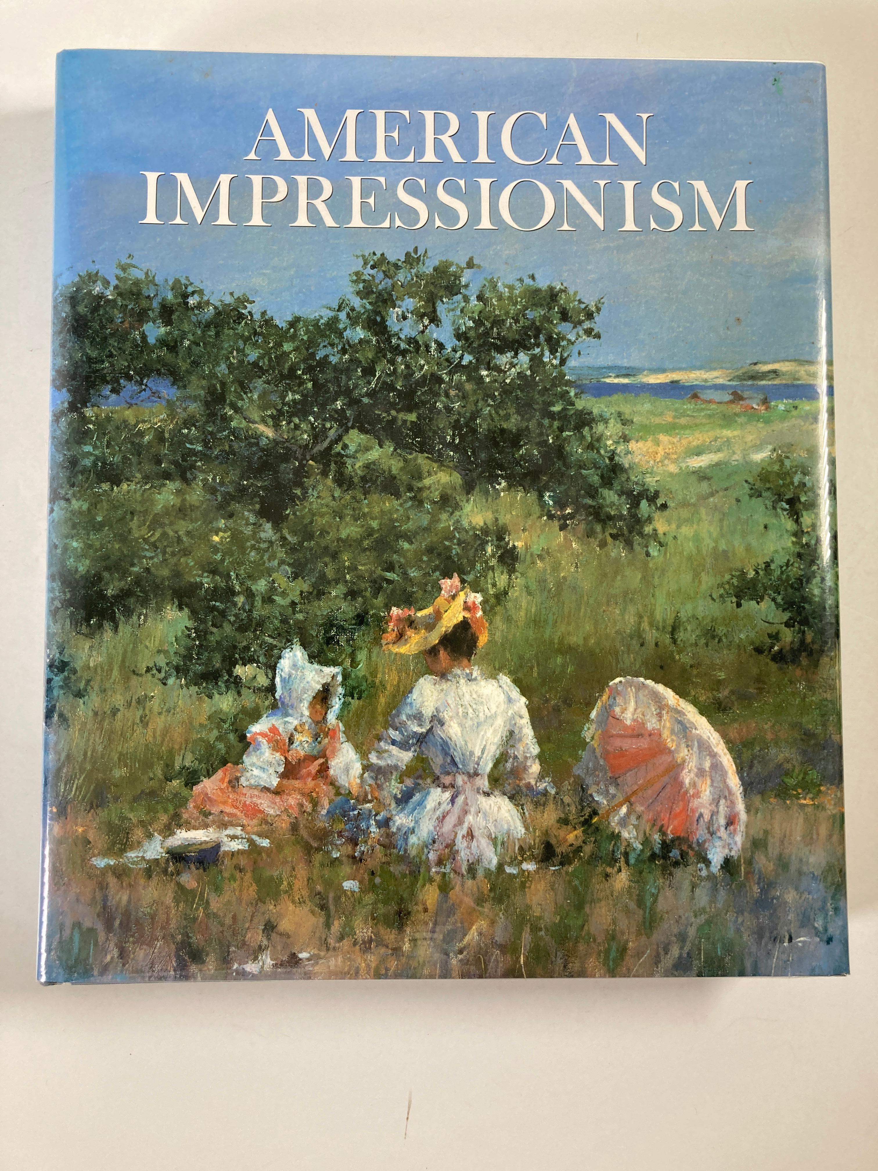 American Impressionism Book by William H. Gerdts Hardcover Book.
Lavishly illustrated with more than 400 paintings by 125 different artists, this volume contains documentary photographs of the artists and quotations from their private letters and