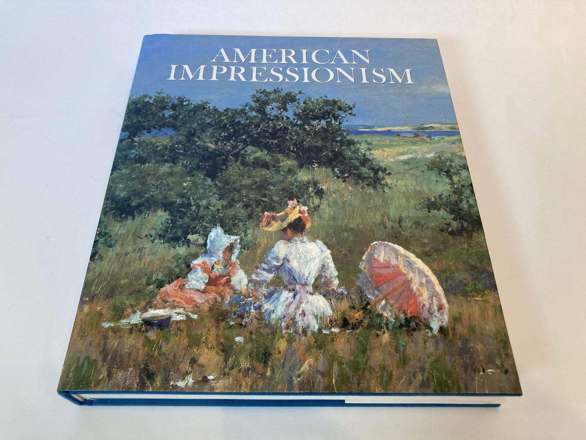 American Impressionism Hardcover Book by William H. Gerdts.
American Impressionism Book by William H. Gerdts Hardcover Book.
Lavishly illustrated with more than 400 paintings by 125 different artists, this volume contains documentary photographs