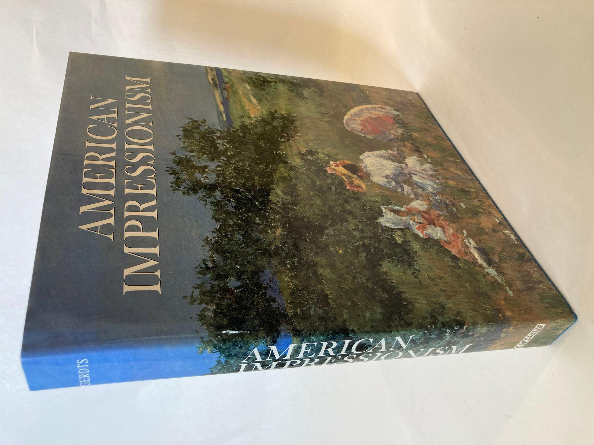 Américain Livre à couverture rigide surdimensionnée de style impressionniste américain de William H. Gerdts en vente