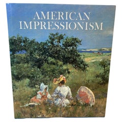 Vintage American Impressionism Oversized Hardcover Book by William H. Gerdts