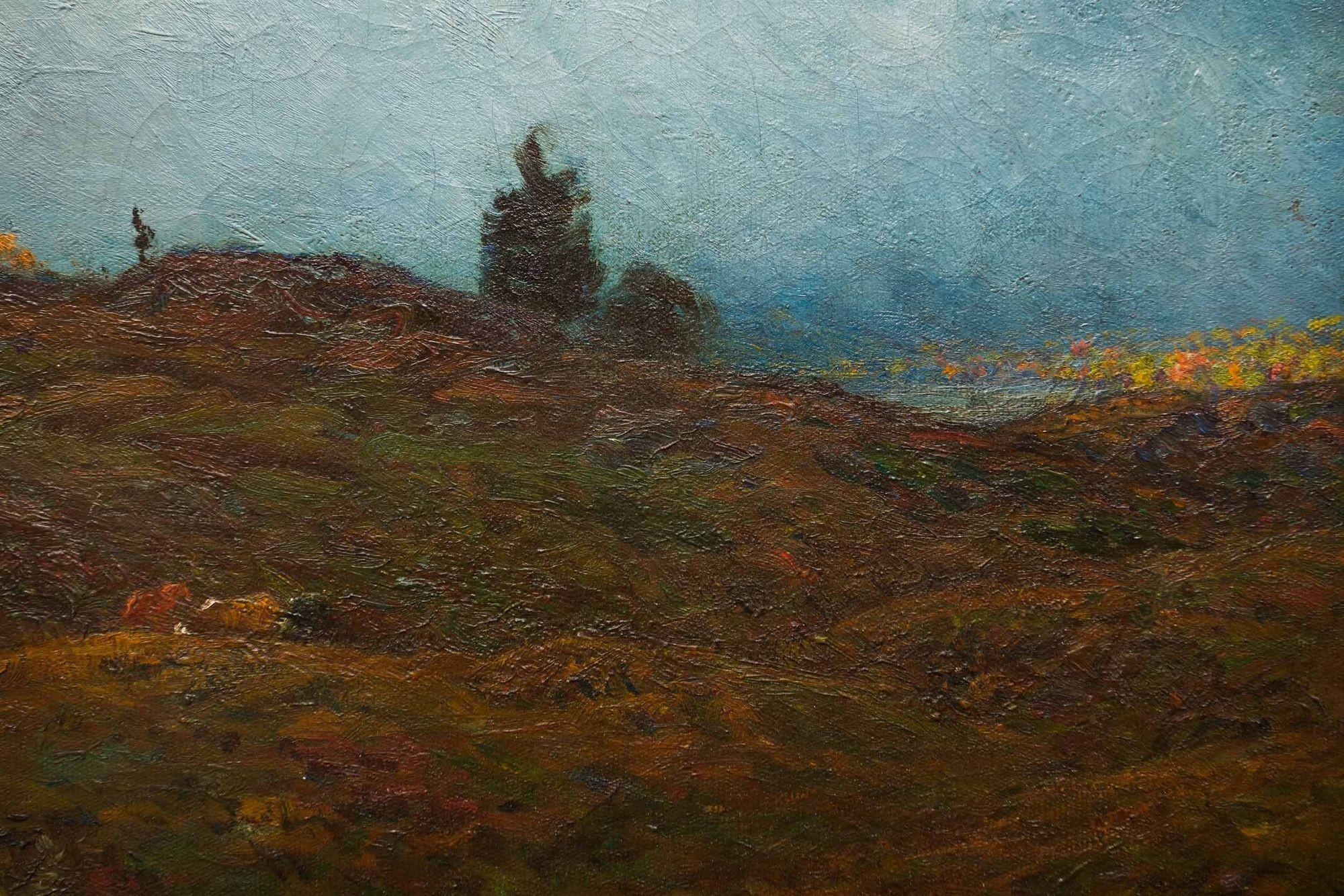 American Impressionism Painting of Sheep in Landscape by John Joseph Enneking 13